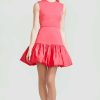 CLOTHING Lela Rose | Faille Bubble Hem A-Line Dress Salmon