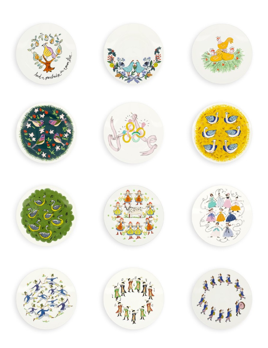 Home Goods Lela Rose | 12 Days Of Christmas Plates