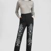 CLOTHING Lela Rose | Metallic Knit Pullover Silver