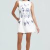 CLOTHING Lela Rose | Garden Fil Coupe Betsy Dress White